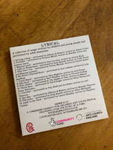 Load image into Gallery viewer, Image of the back cover of the album Lyrical written by children and young people from Grimm & Co