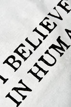 Load image into Gallery viewer, Image shows the close up printed black text on the white cotton tea towel.