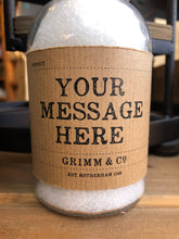 Load image into Gallery viewer, Image showing a close up of a kraft label on a potion bottle. Label reads: Your Message Here.