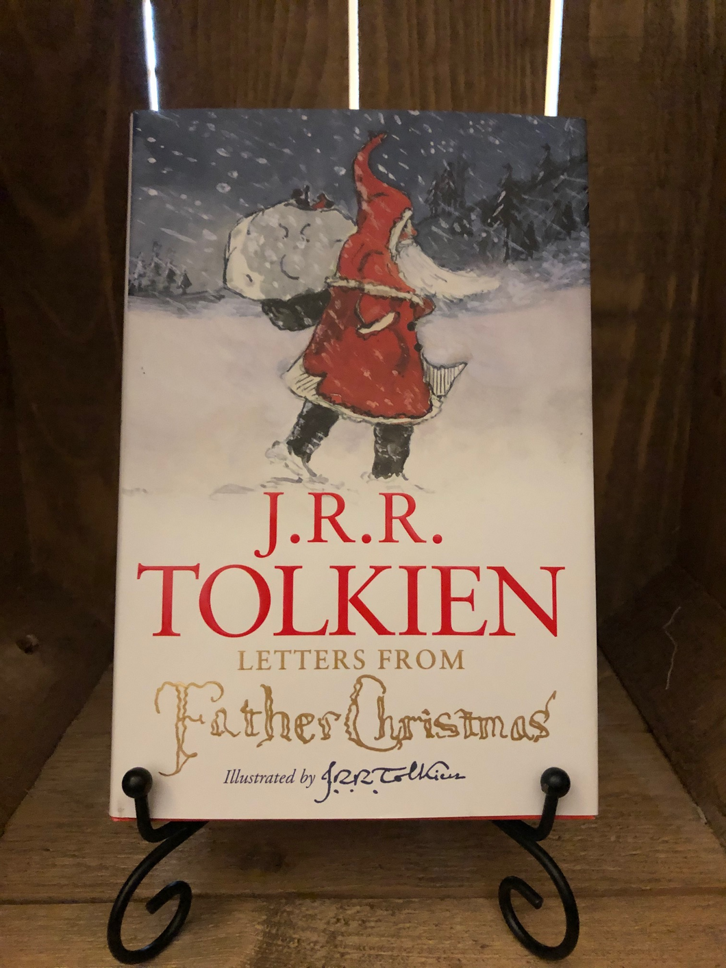 Image of the hardback book Letters From Father Christmas written by J R R Tolkien as included in the Gift Box to Mull Over