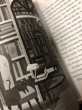 Load image into Gallery viewer, Close up detail of a scene illustration in the book Pages &amp; Co: Tilly and the Bookwanderers.