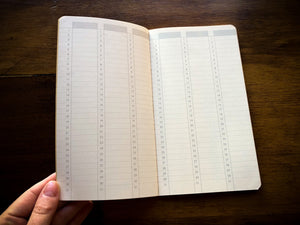 Image showing the inside of the calendar refill on pages showing days of the month.