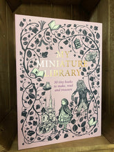 Load image into Gallery viewer, Image of the front of the box for My Miniature Library by Daniela Jaglenka Terrazzini.