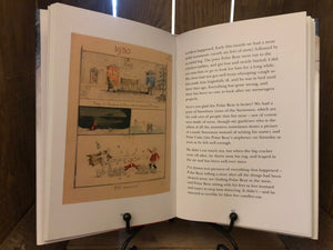 Image of some illustrations from the hardback book Letters From Father Christmas written by J R R Tolkien as included in the Gift Box to Mull Over