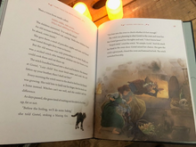 Load image into Gallery viewer, Image of some illustrations from the hardback book Fairy Tales for Brave Children illustrated by Scott Plumbe, as included in the Gift Box to Mull Over