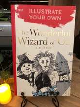 Load image into Gallery viewer, Image shows the cover of the paperback Illustrate Your Own The Wonderful Wizard of Oz book.